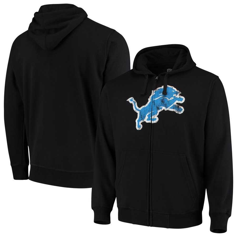 Men's Detroit Lions G III Sports by Carl Banks Primary Logo Full Zip Hoodie Black,We sell and wholesale Men's Detroit Lions G III Sports by Carl Banks Primary Logo Full Zip Hoodie Black on line form chian!